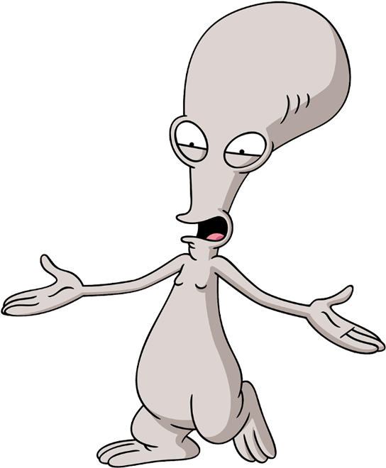 American Dad Png Isolated Image (white, beige, black, silver)