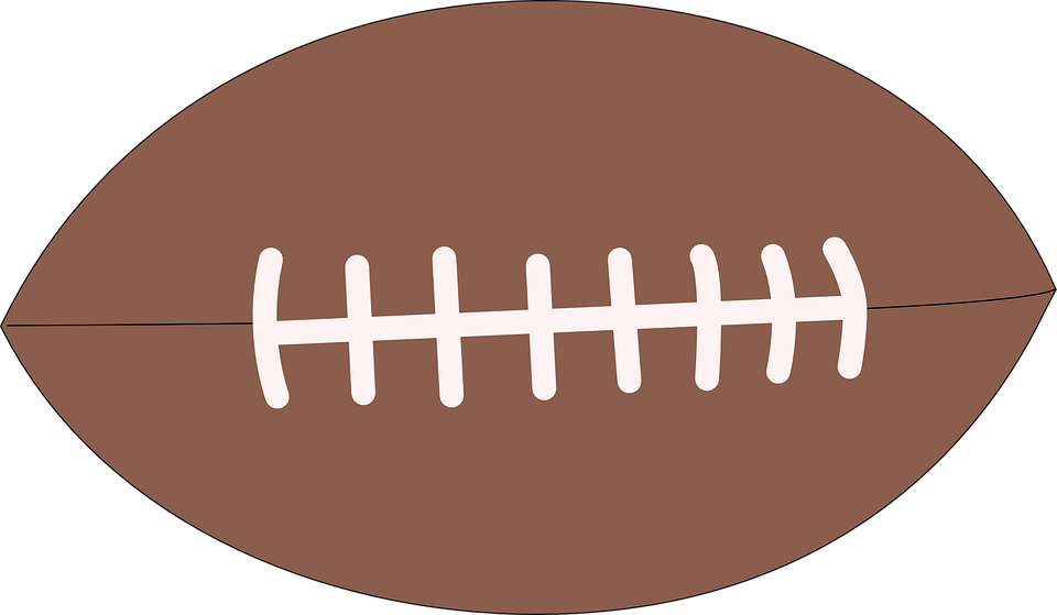 American Football Png Isolated Clipart (black, gray)