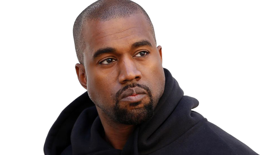 American Rapper Kanye West Png Pic (black)