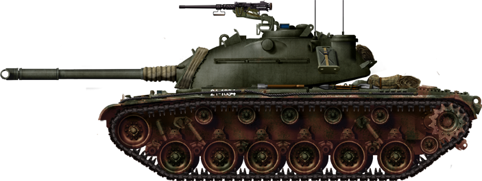 American Tank No Background (olive, black, gray)