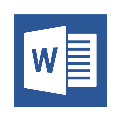 Microsoft Office Word Free Png Icon Download (teal, black, navy)