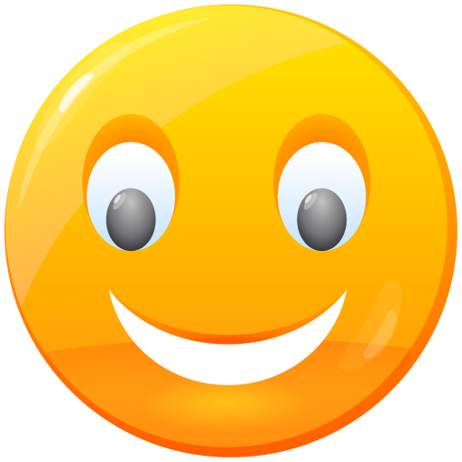 Smile Png File Download Free (black, orange, white)