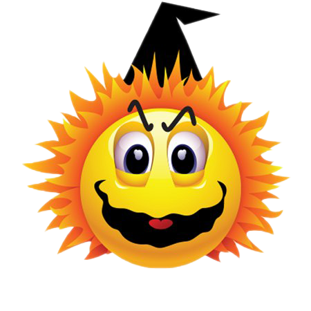 Smiley Halloween Png Picture (black, white)