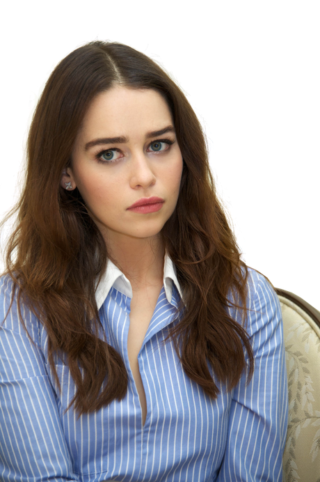 Emilia Clarke Transparent Background (black, silver)