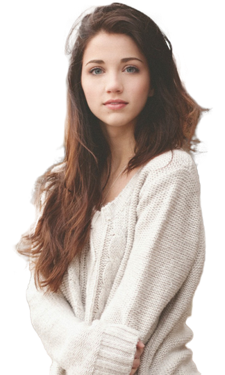 Emily Rudd Png File (black, beige)