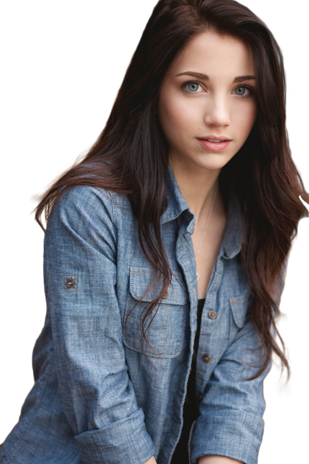 Emily Rudd Png Transparent Image (black)