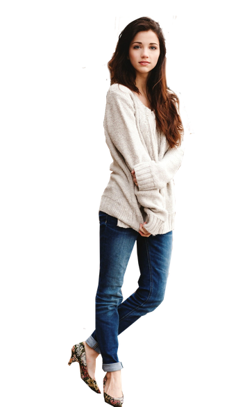 Emily Rudd Png Transparent Picture (black)