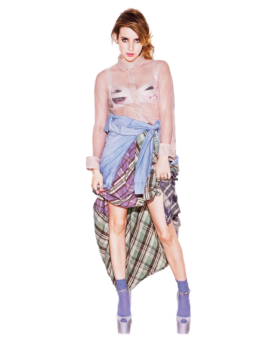 Emma Roberts Png Pic (white)