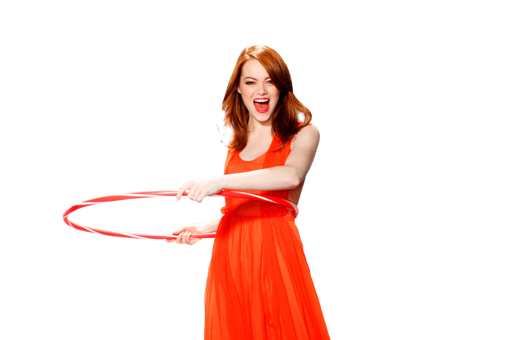 Emma Stone Png Transparent Image (black, chocolate, red)