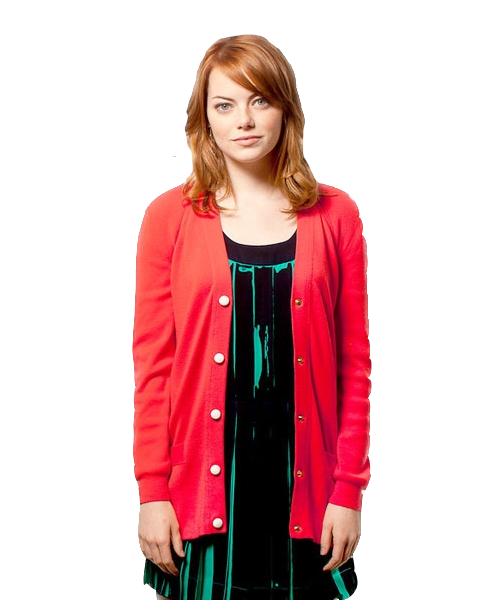 Emma Stone Transparent Png (lavender, black, silver, white)