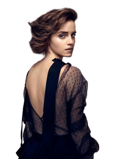 Emma Watson Png Photo (black)