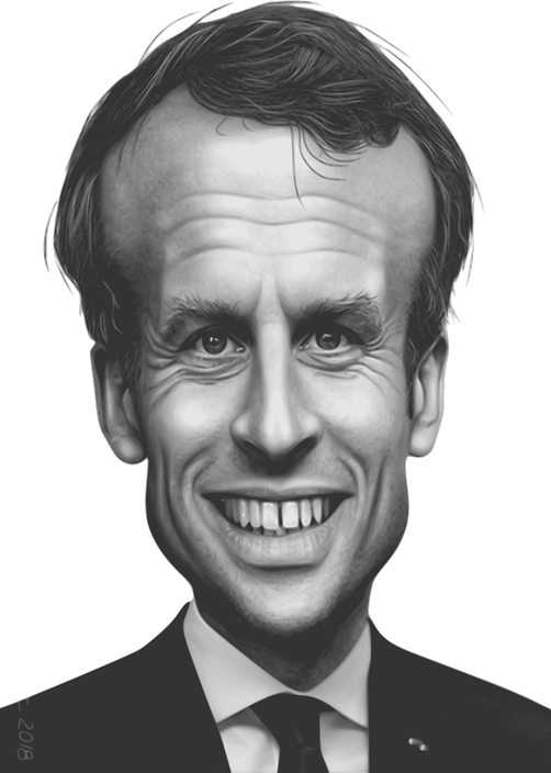 Emmanuel Macron Png Hd (black, indigo)