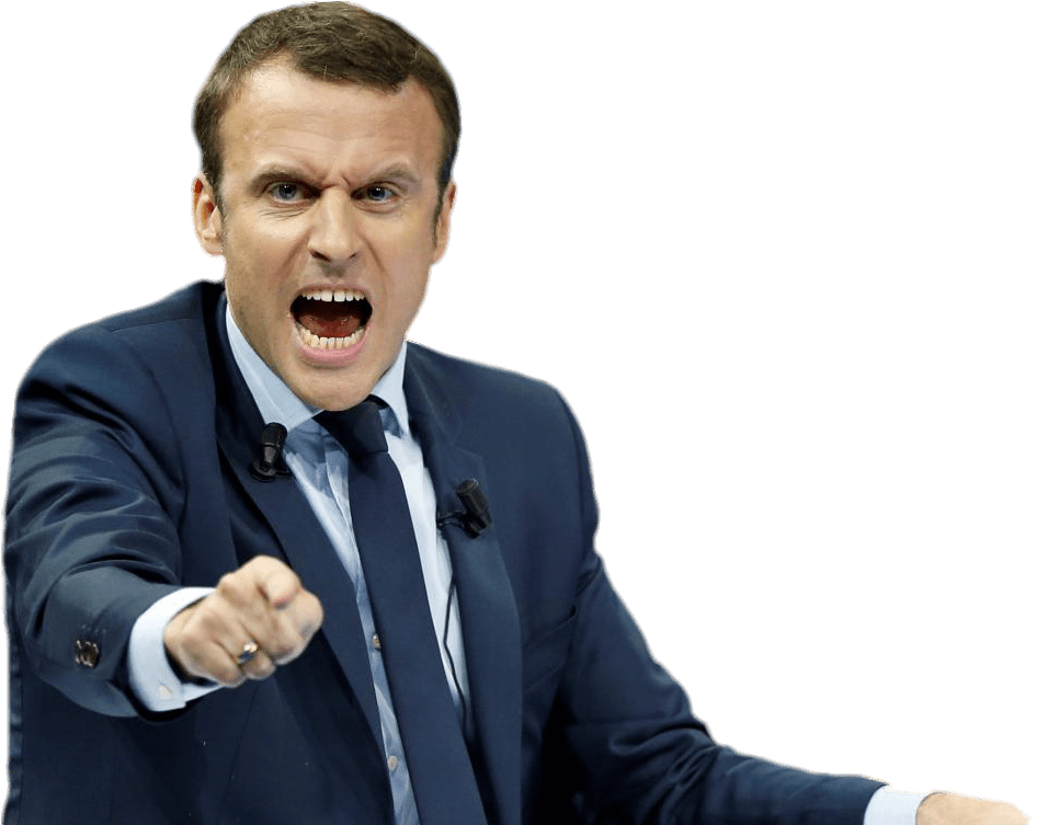 Emmanuel Macron Png Image (navy, black, indigo)