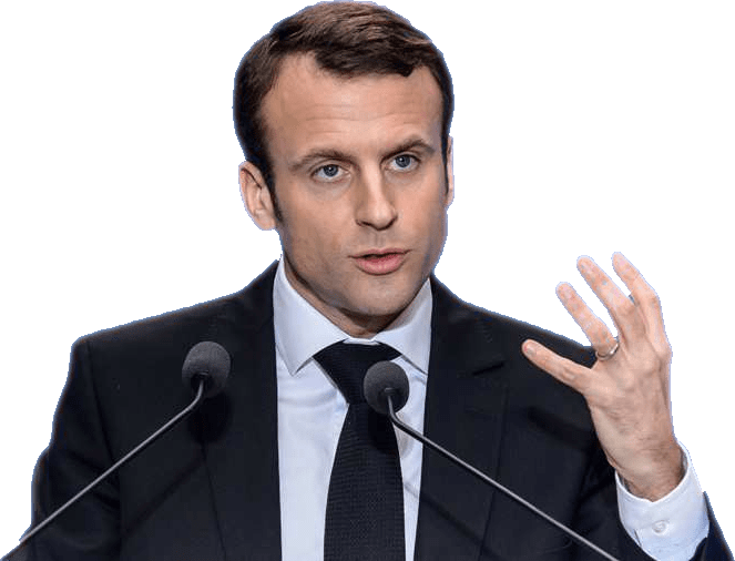 Emmanuel Macron Png Photos (black, gray)