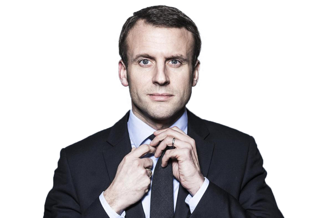 Emmanuel Macron Png Transparent (black)