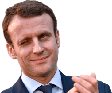 Emmanuel Macron Png (salmon, black, maroon, white)