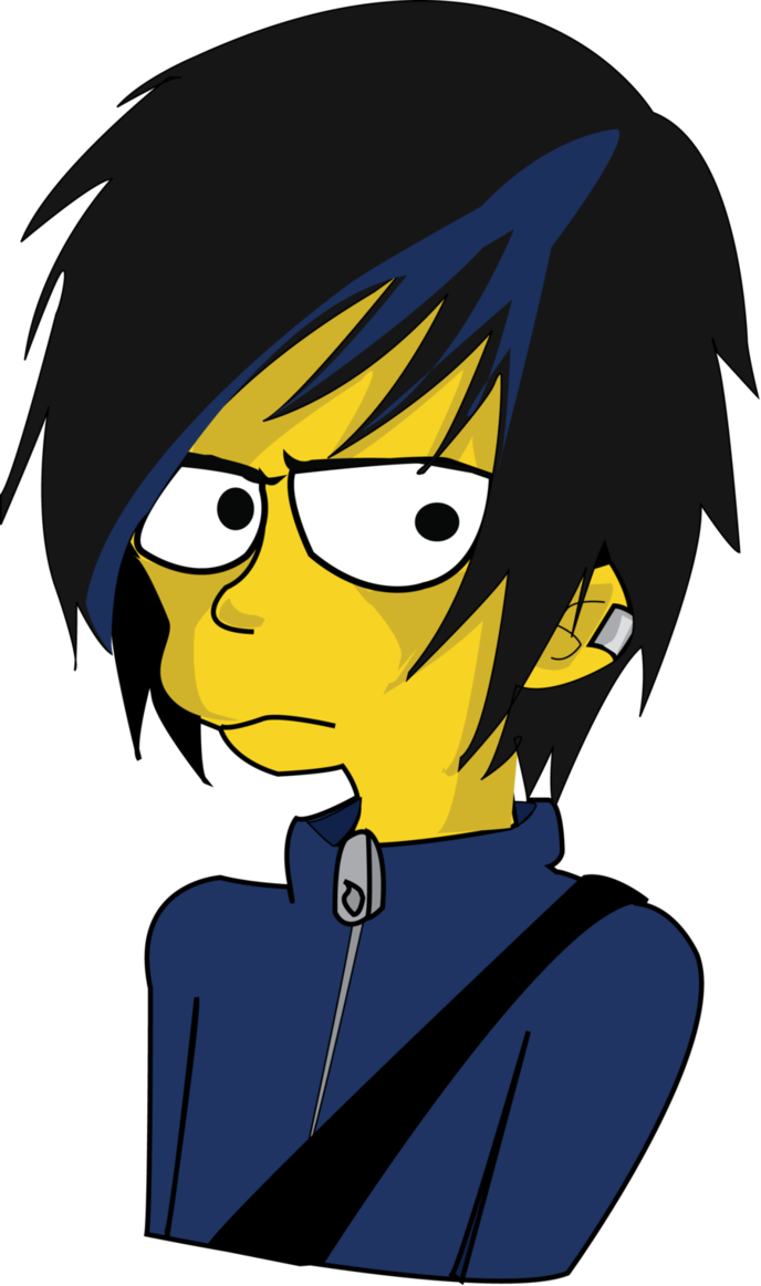 Emo Png Isolated Transparent Picture (navy, black, gold, white)