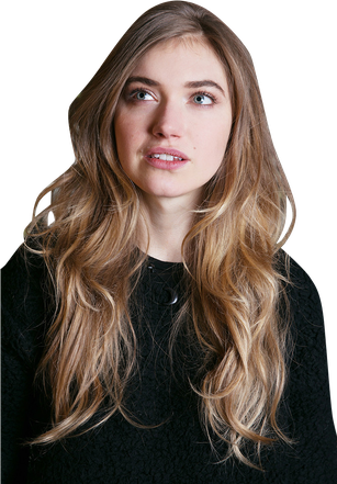 Imogen Poots Png (black)