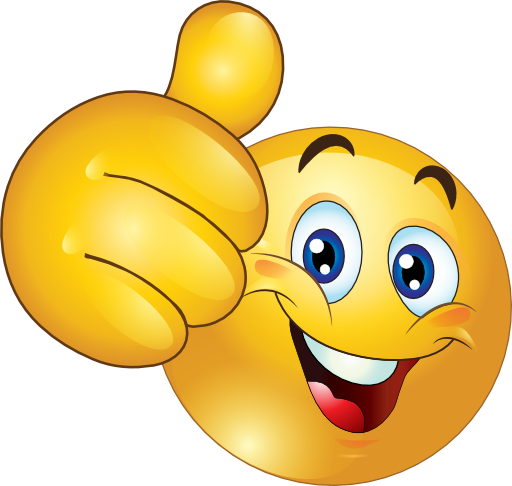 Emoji Thumbs Up Png File (chocolate, orange, gold, white)