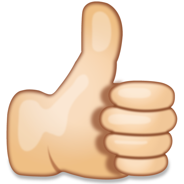 Emoji Thumbs Up Png Isolated Hd (pink, gray, beige, salmon, white)