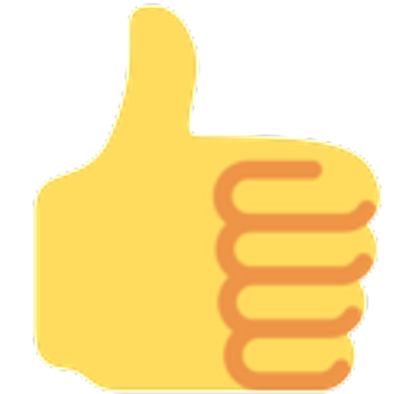 Emoji Thumbs Up Png Photos (salmon, black, gold)