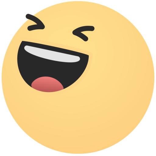 Emoji Emoticon Happy Laugh Smile Free Png Icon Download (pink, black)