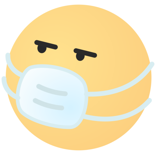 Emoji Emotion Face Feeling Sick Mask Free Transparent Png Icon Download (pink, black)