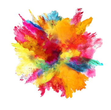 Smoke Color Bomb Png Clipart (black, orange)