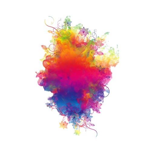 Smoke Color Bomb Png Transparent Image (black)