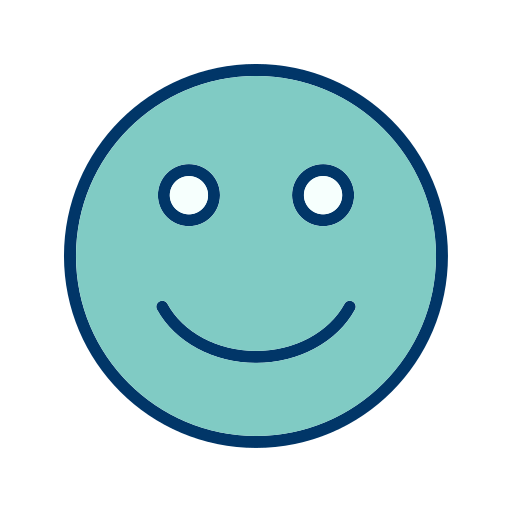 Emoticon Face Happy Smiley Free Png Icon Download (navy, silver, black)