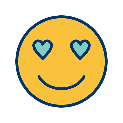 Emoticon Face Love Smiley Free Png Icon Download (navy, silver, gold, black)