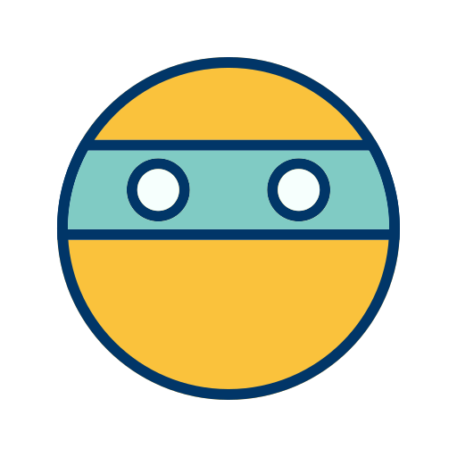 Emoticon Face Ninja Smiley Free Png Icon Download (silver, navy, black, teal, gold)