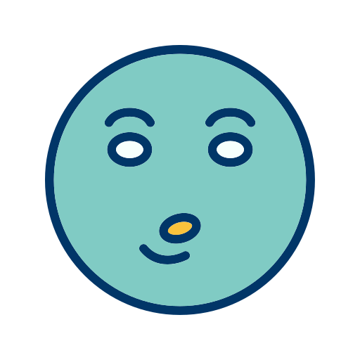 Emoticon Face Smiley Whistle Free Transparent Png Icon Download (navy, silver, black)