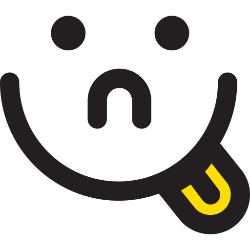 Emoticon Free Nobackground Png Icon Download (gold, black)