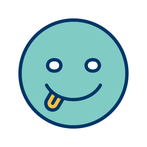 Emoticon Smiley Stuck Tongue Free Transparent Png Icon Download (navy, silver, black)