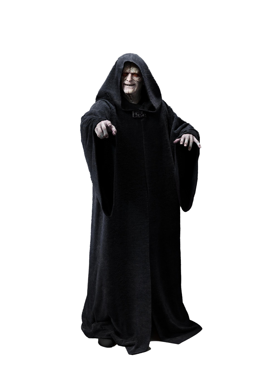 Emperor Palpatine Png Transparent Picture (black)