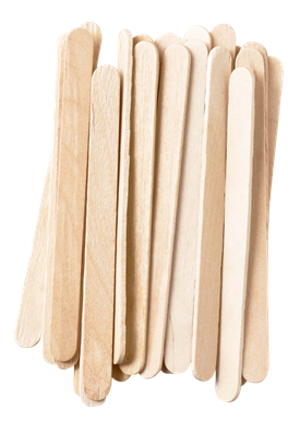 Empty Ice Cream Wooden Stick Png Clipart (black, beige)