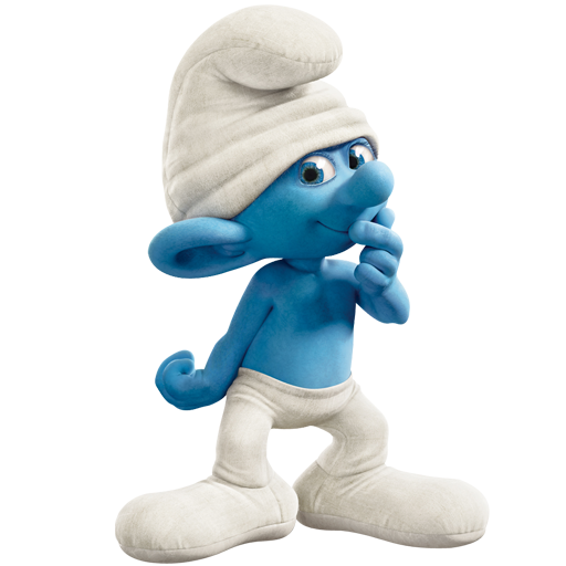 Smurfs Png Clipart (beige, white, teal)