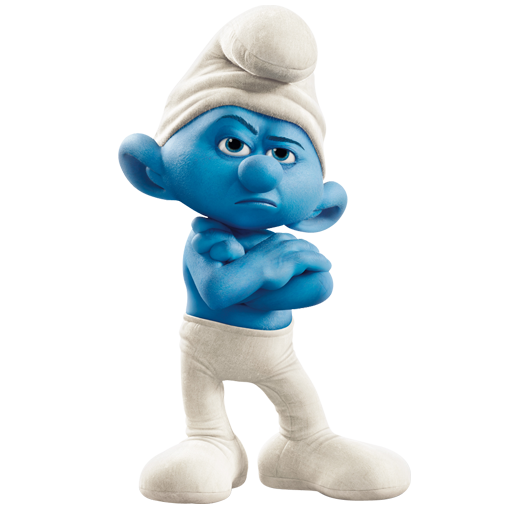 Smurfs Transparent Png (beige, lavender, white)