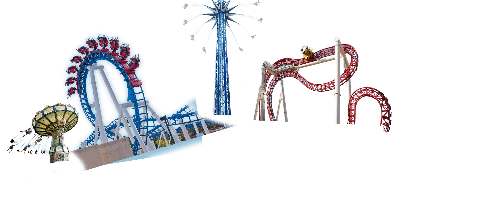 Amusement Park Png Background Image (black)