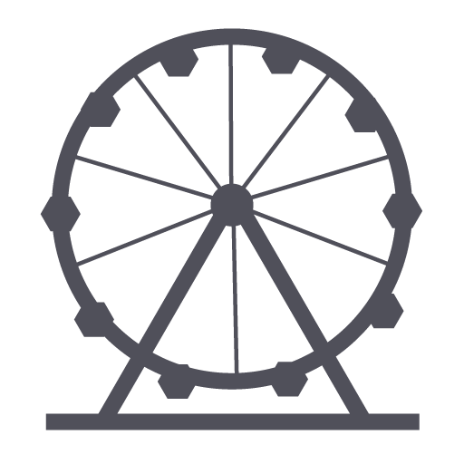 Amusement Park Png Hd (black, gray, indigo)