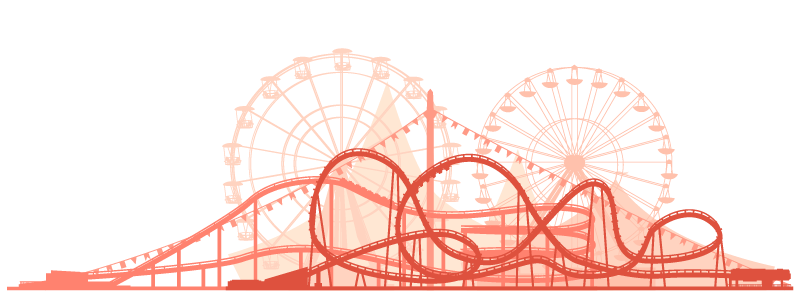 Amusement Park Png Transparent Picture (white)