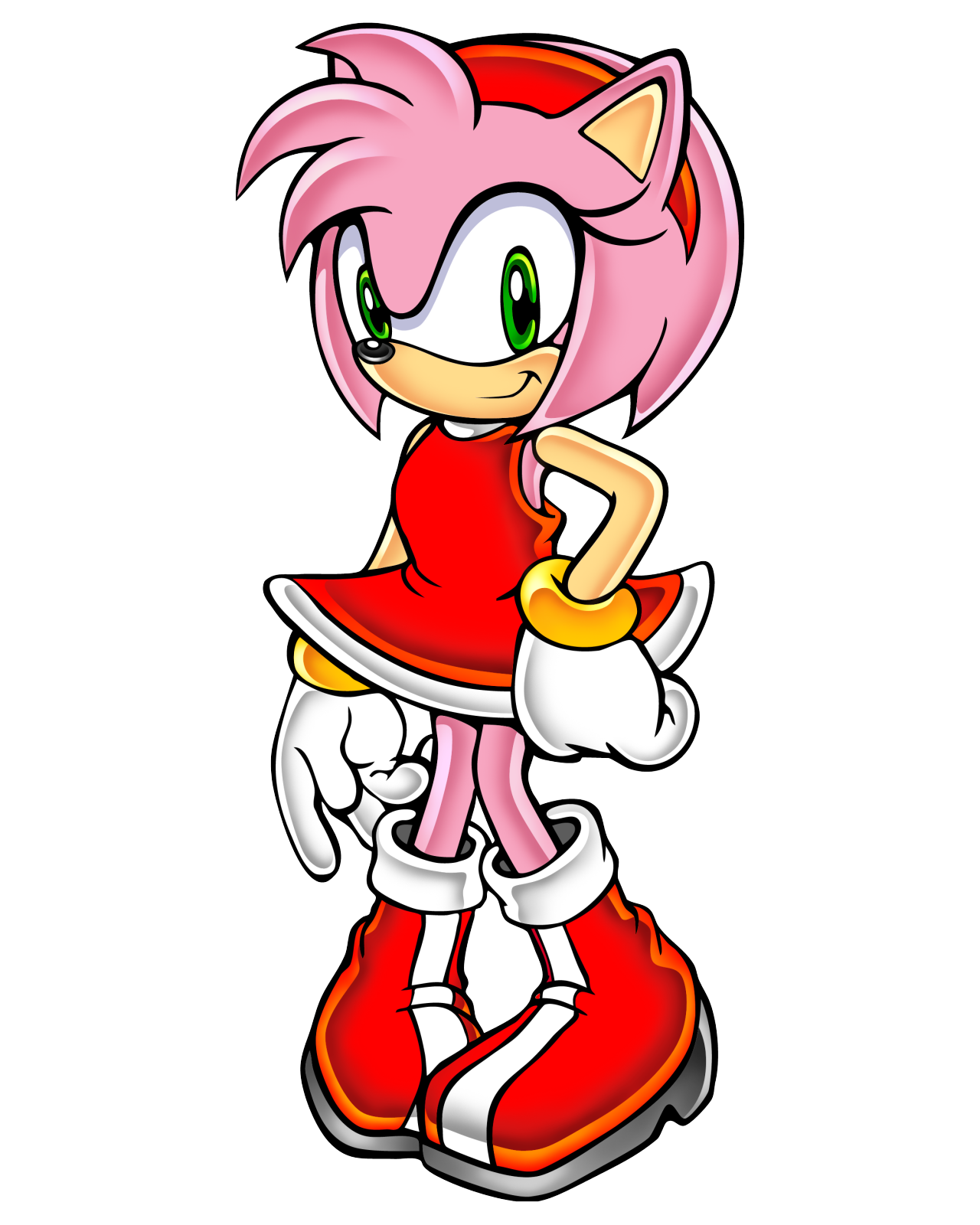 Amy Rose Background Png (white, lavender, silver, red, pink)