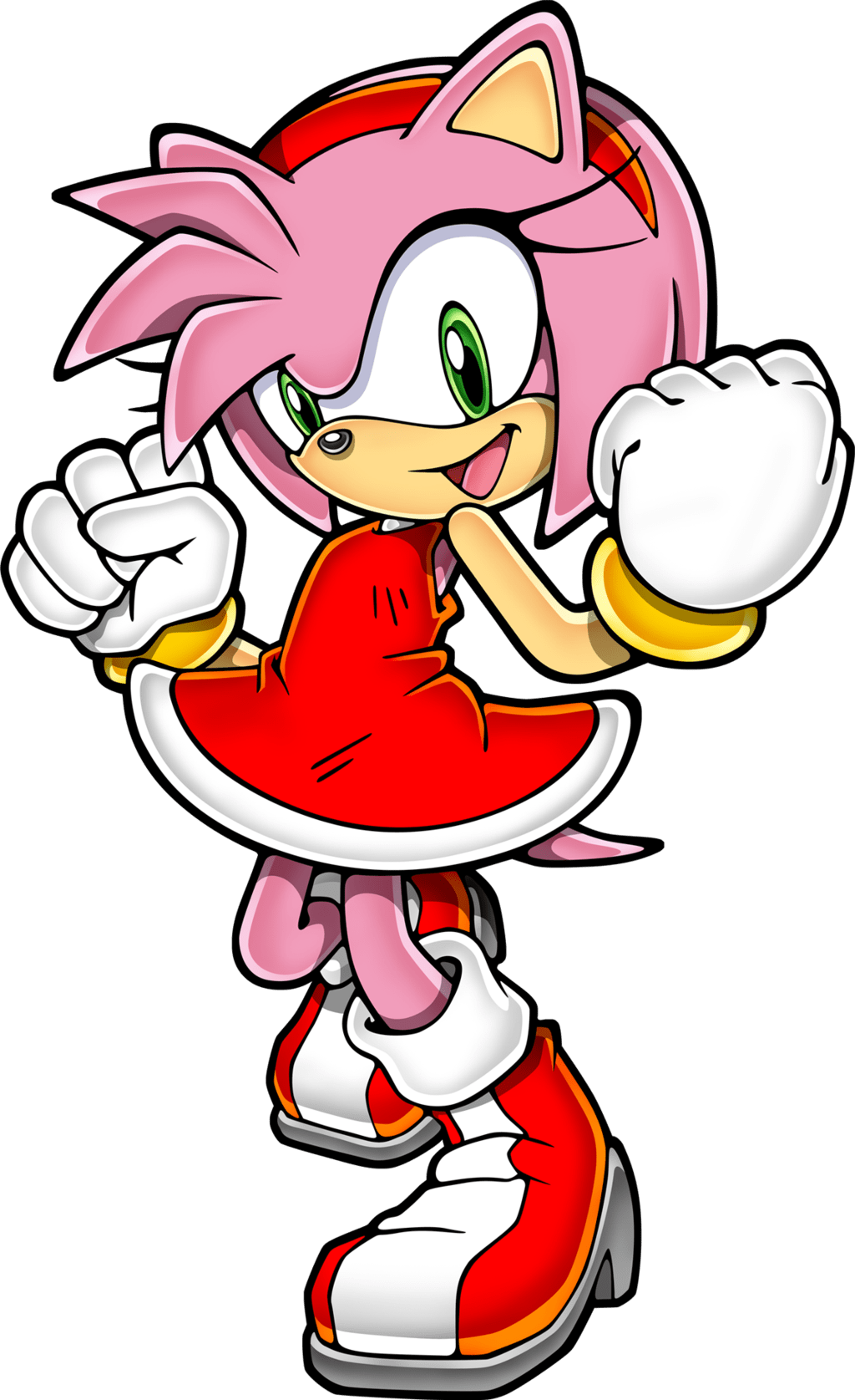 Amy Rose Download Png Image (white, gray, red, plum)