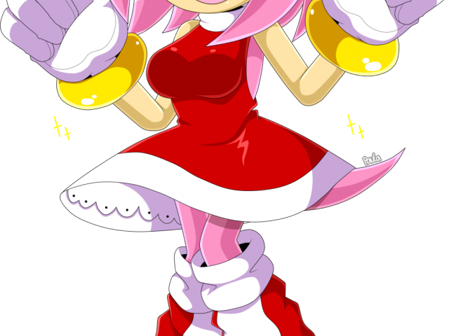 Amy Rose No Background (maroon, white, plum, black, red)