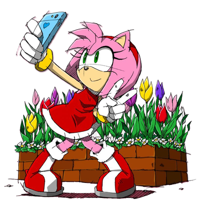 Amy Rose Png Hd (white, black, plum, maroon, chocolate)