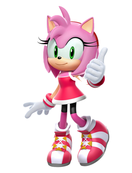 Amy Rose Png Image (white, black)