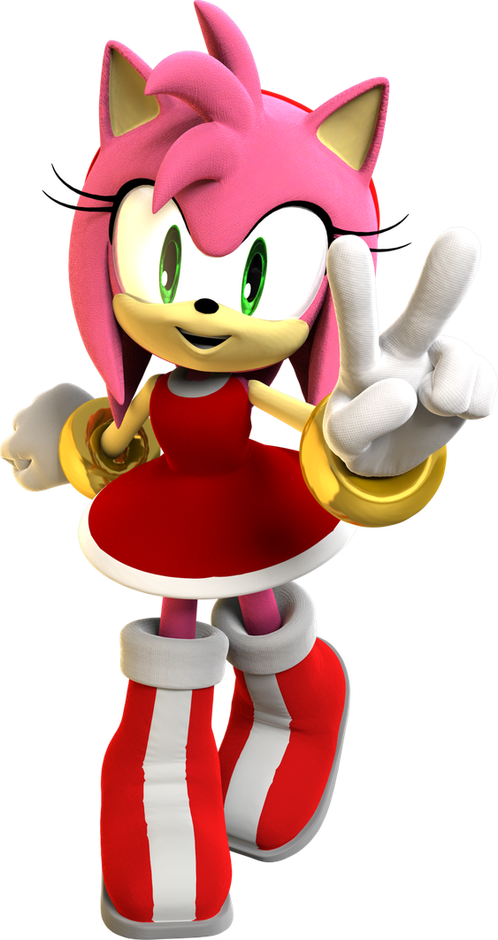 Amy Rose Png Picture (black, maroon, white)