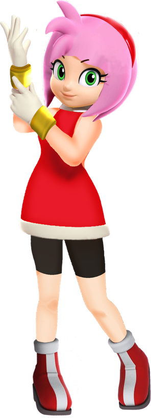 Amy Rose Png Transparent (pink, black, red, beige)