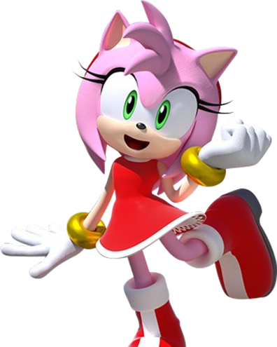 Amy Rose Transparent Png (white, black)